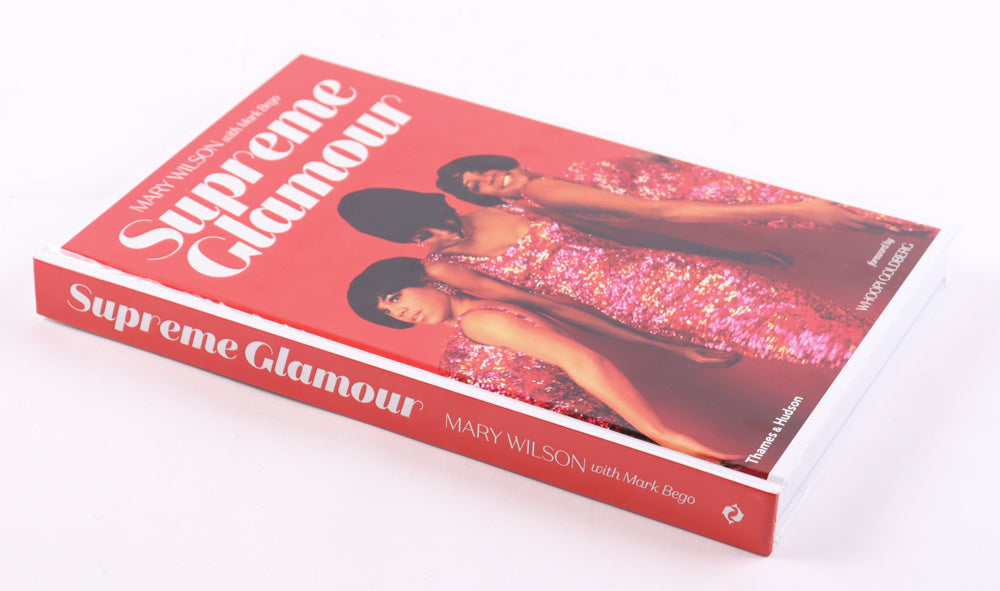 Mary Wilson Signed "Supreme Glamour" Hardcover Book (JSA)