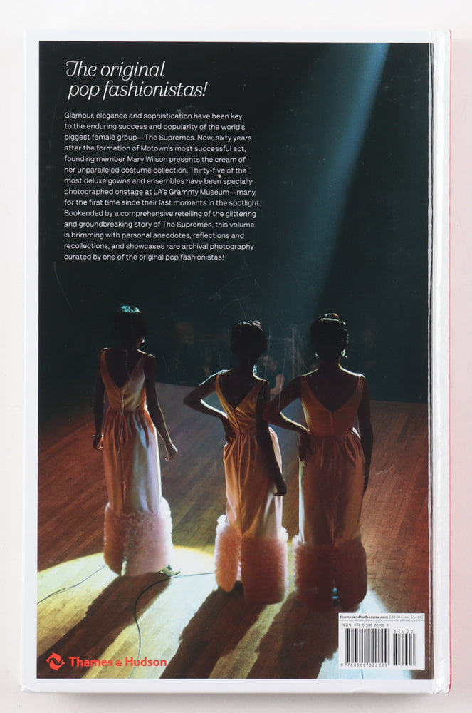 Mary Wilson Signed "Supreme Glamour" Hardcover Book (JSA)