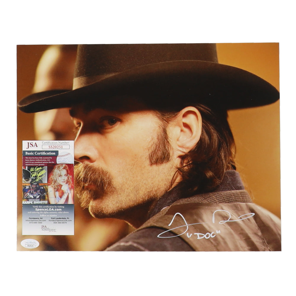 Tim Rozon Signed (JSA) "Wynonna Earp" 11x14 Photo Inscribed "Doc" - Doc Holliday
