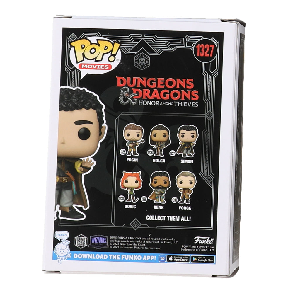 Justice Smith Signed "Dungeons & Dragons: Honor Among Thieves" #1327 Simon Funko Pop! Vinyl Figure (AutographCOA) Simon Aumar