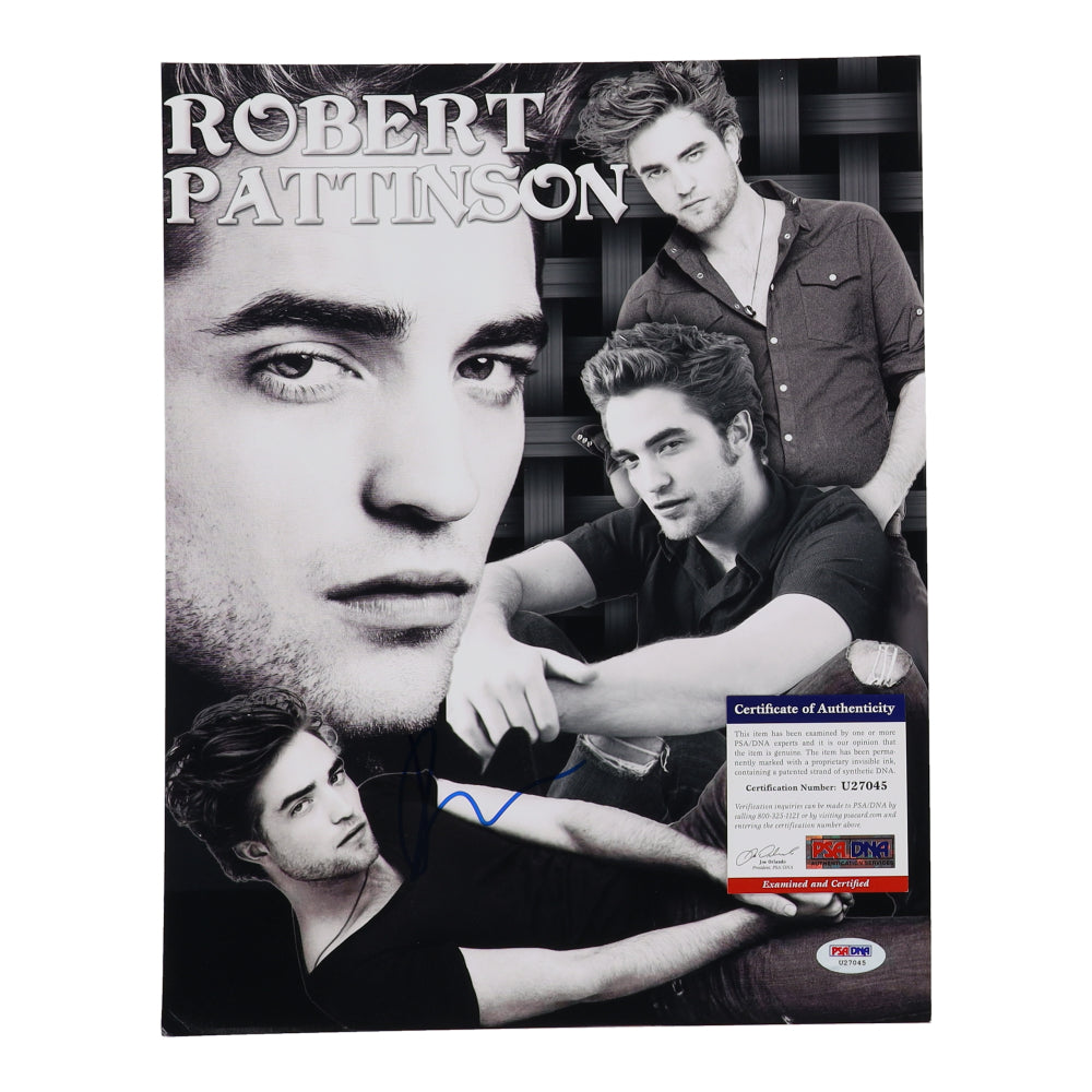 Robert Pattinson Signed 11x14 Photo (PSA)