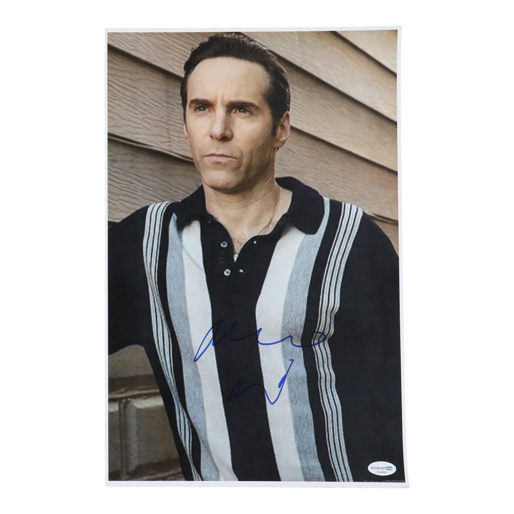 Alessandro Nivola Signed (ACOA) "The Many Saints of Newark " 11x17 Photo - Dickie Moltisanti