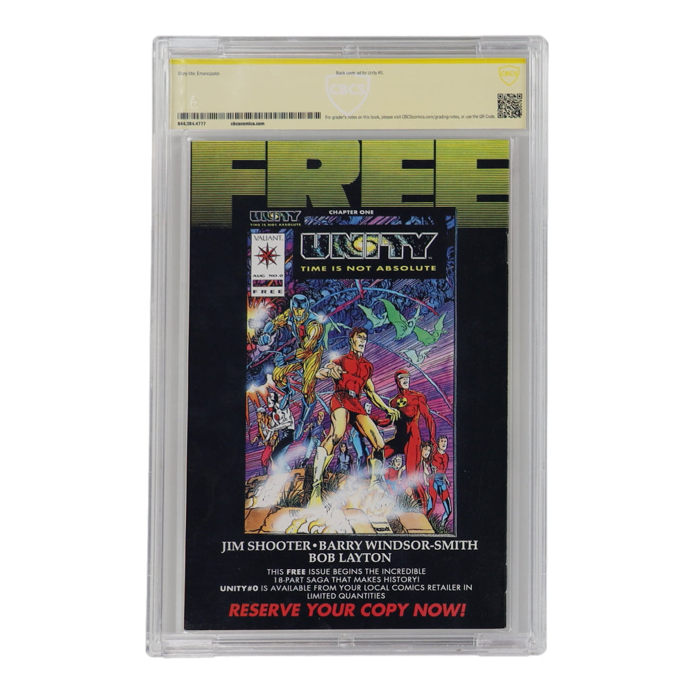 Jim Shooter Signed 1992 "Magnus Robot Fighter" #0 Valiant Comic Book (CBCS 9.0) Mail-In Edition