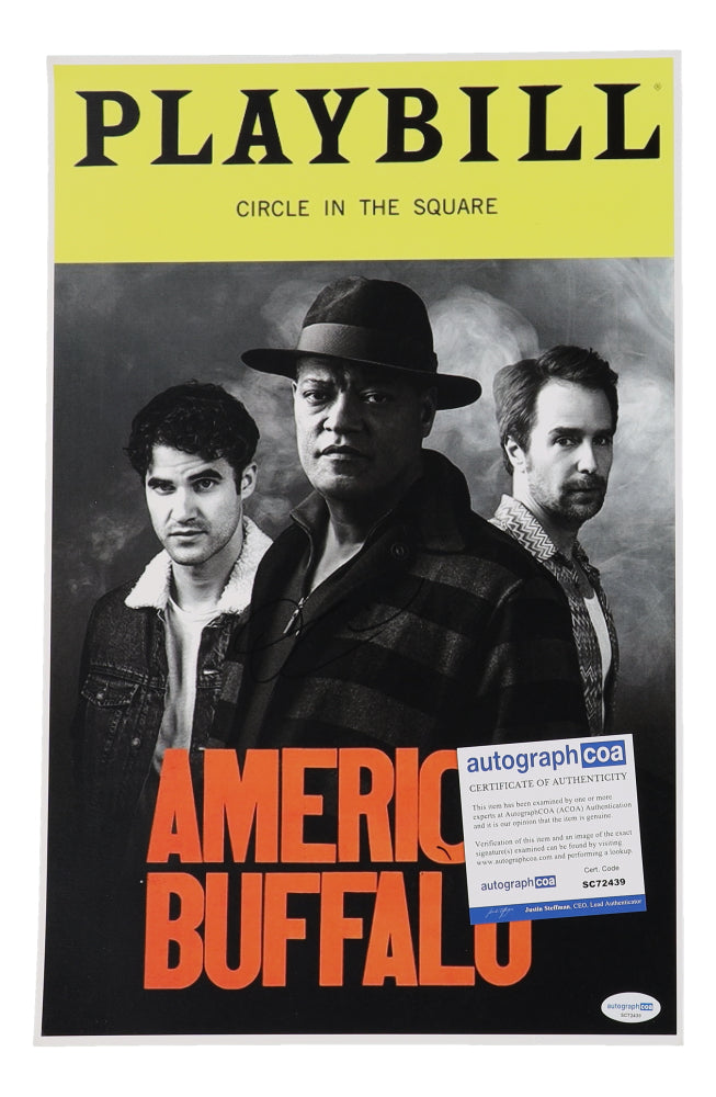 Darren Criss Signed (ACOA) "American Buffalo" 11x17 Photo - Bobby