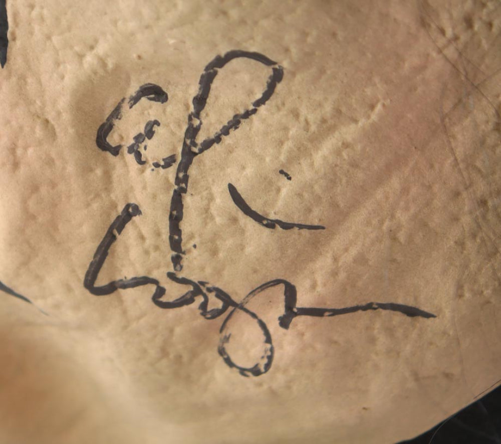 Alice Cooper Signed Custom Mask (Beckett) Beckett Witnessed