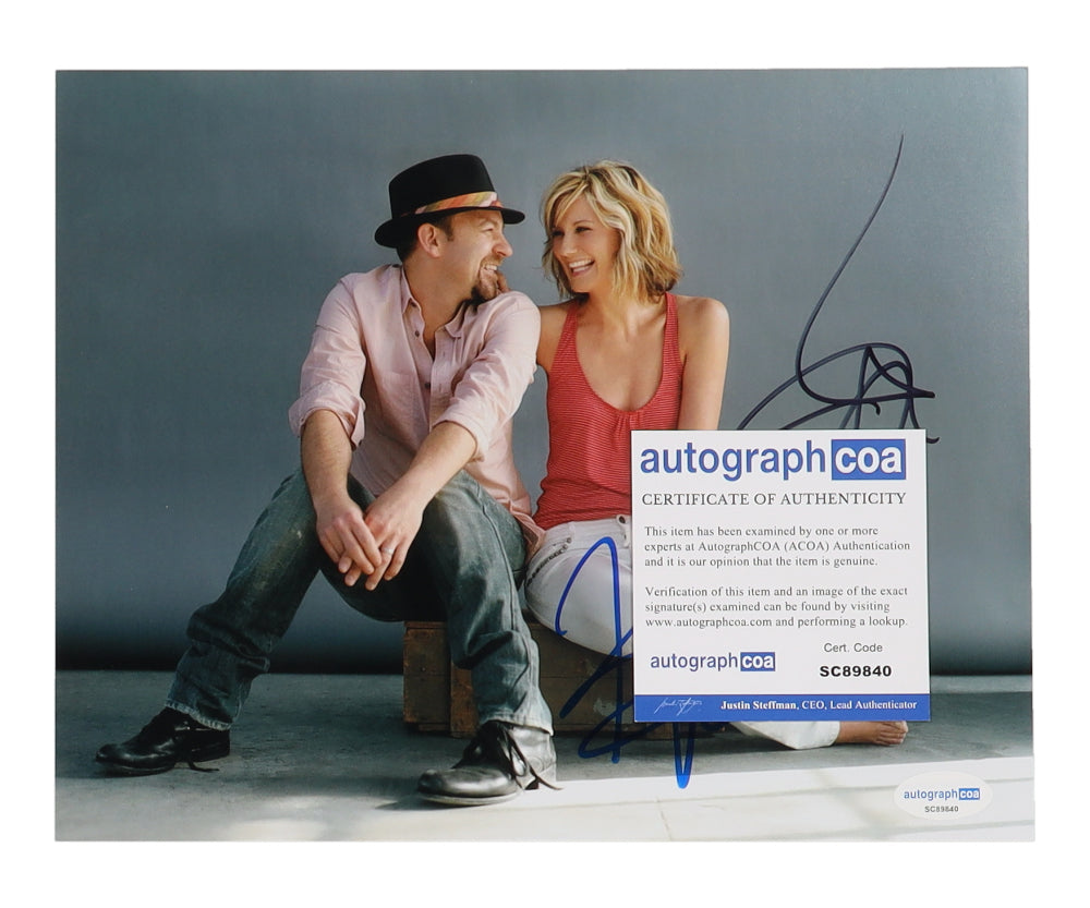 Jennifer Nettles & Kristian Bush Signed 8x10 Photo (ACOA) - Sugarland