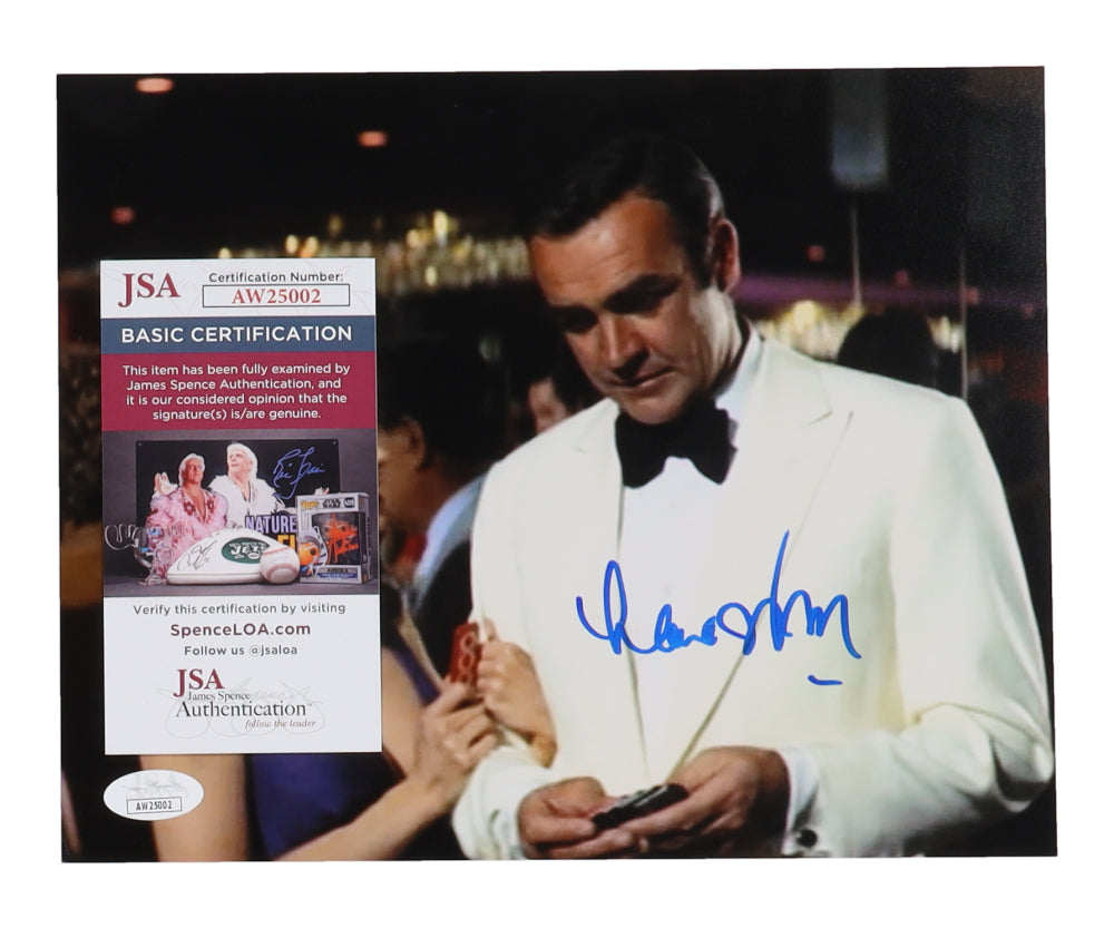 Lana Wood Signed (JSA) "Diamonds Are Forever" 8x10 Photo - Plenty O'Toole