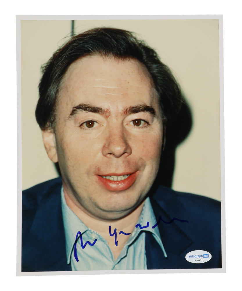 Andrew Lloyd Webber Signed 8x10 Photo (ACOA) - Composer