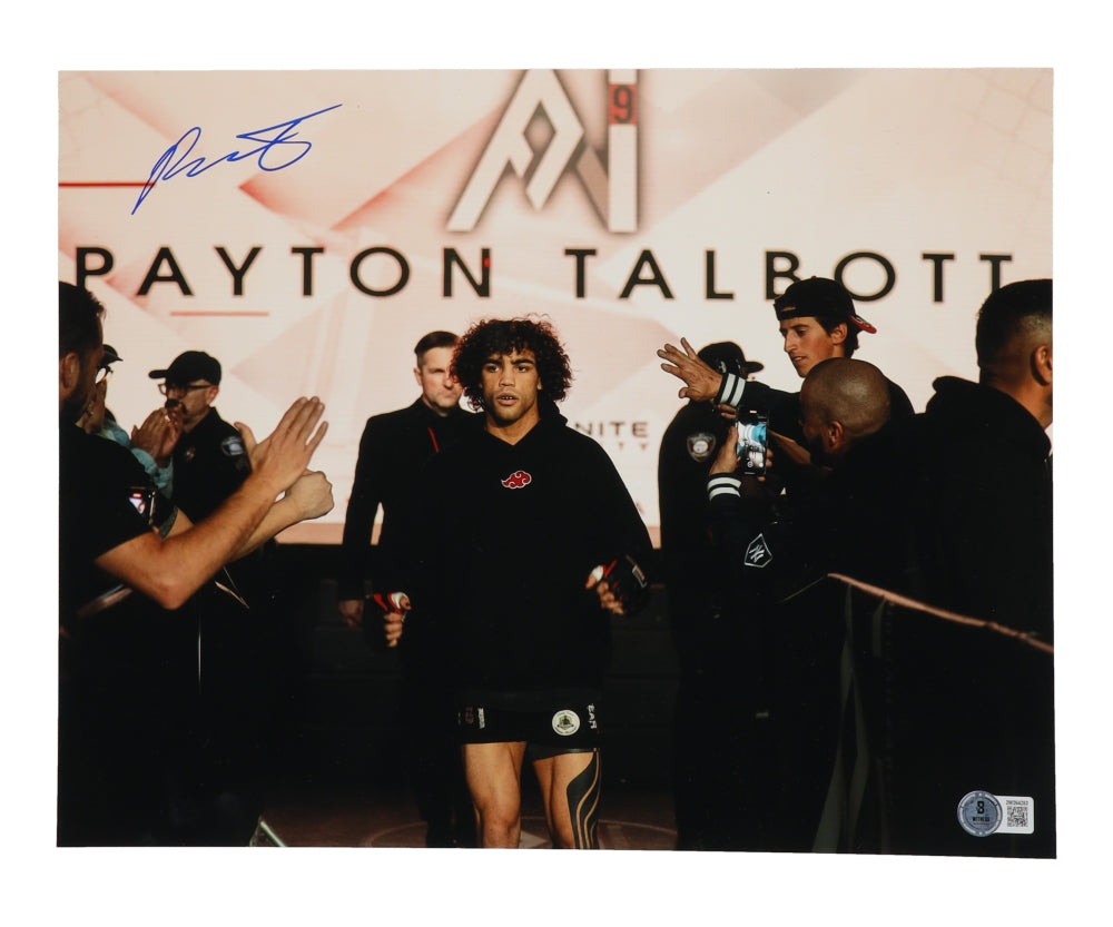 Payton Talbott Signed UFC 11x14 Photo (Beckett) Beckett Witnessed