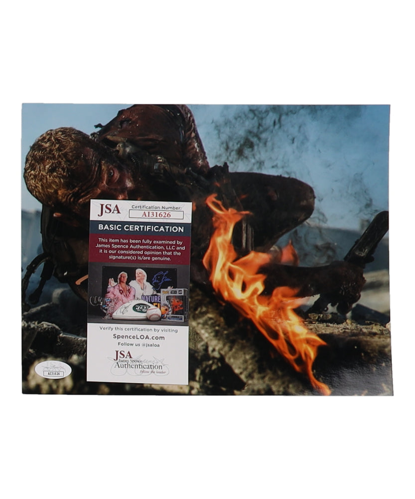 Max Martini Signed (JSA) "13 Hours: The Secret Soldiers of Benghazi" 8x10 Photo - Mark Geist