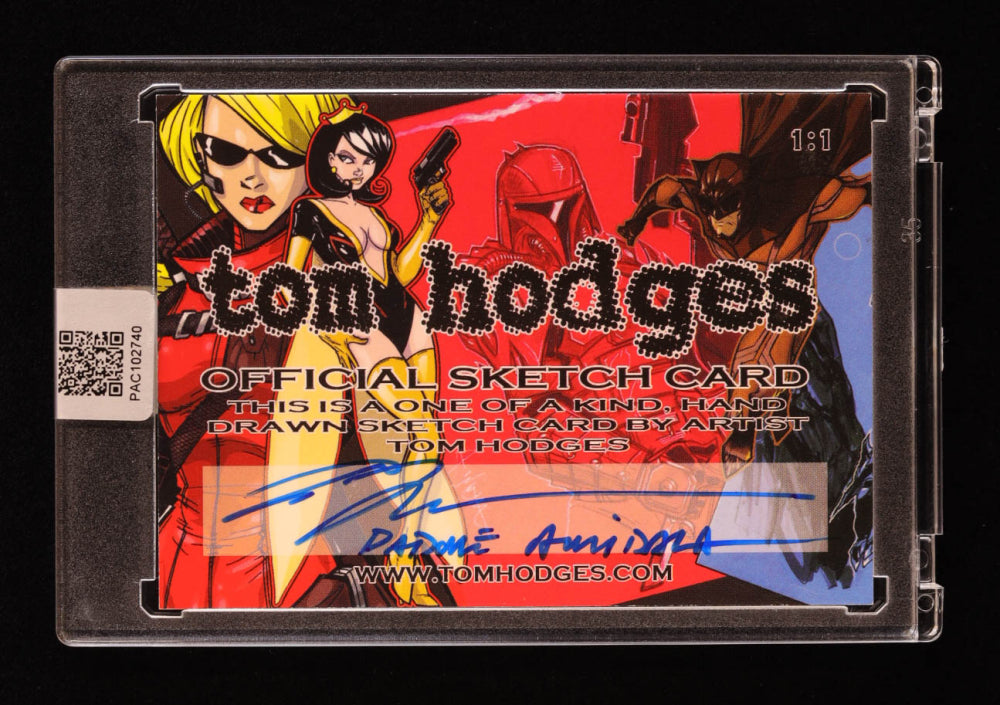 Padme Amidala | Star Wars | Original Art Sketch Card by Tom Hodges (1/1 Original Art) One of One | Renowned Comic Book Artist