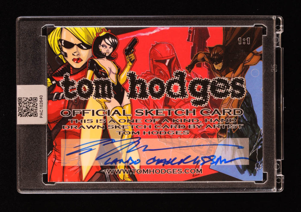 Lando Calrissian | Star Wars | Original Art Sketch Card by Tom Hodges (1/1 Original Art) One of One | Renowned Comic Book Artist