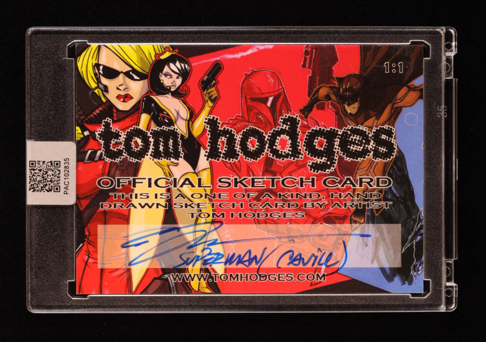 Superman | DC | Original Art Sketch Card by Tom Hodges (1/1 Original Art) One of One | Renowned Comic Book Artist