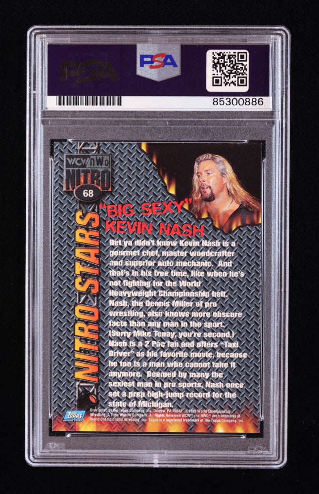 Kevin Nash Signed 1999 Topps WCW / NWO Nitro #68 (PSA)