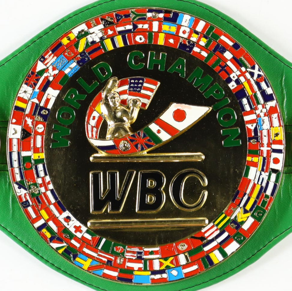 Ryan Garcia Signed WBC Championship Belt (Beckett) - Beckett Witnessed