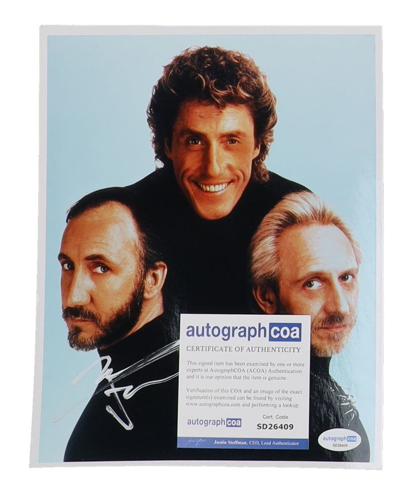 Pete Townshend Signed 8x10 Photo (ACOA) The Who
