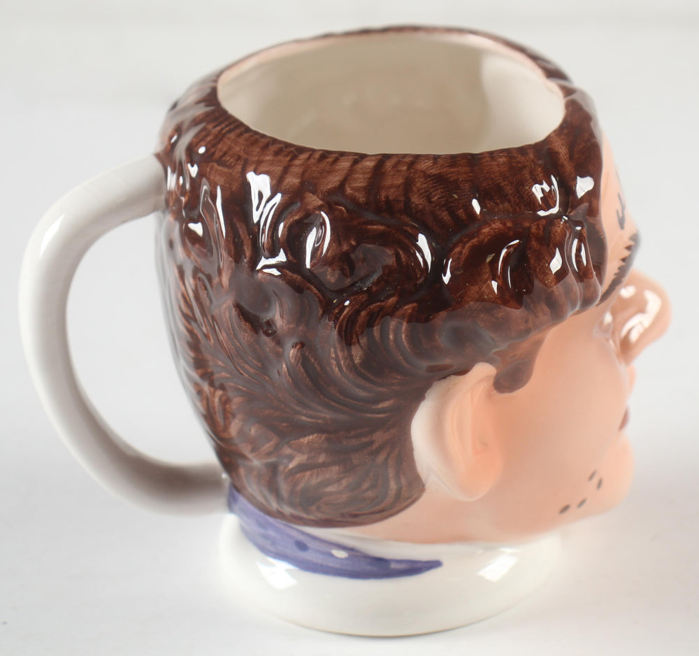 William Forsythe Signed (JSA) "Dick Tracy" Flattop Mug Inscribed "Flattop" - Flattop Jones Sr.