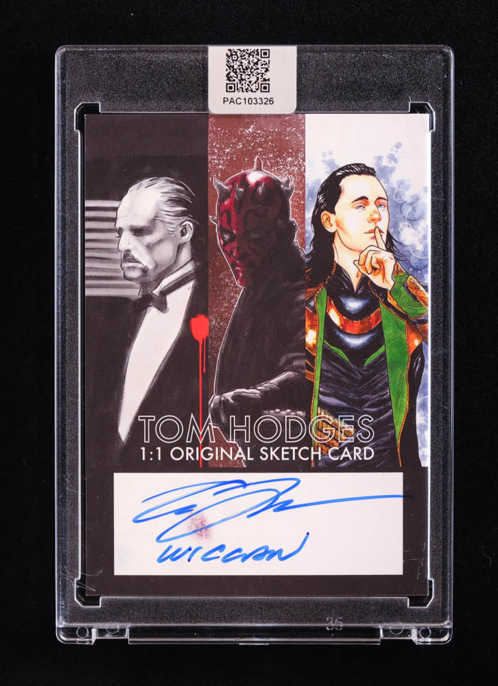 Wiccan | Marvel | Original Art Sketch Card by Tom Hodges (1/1 Original Art) One of One | Renowned Comic Book Artist