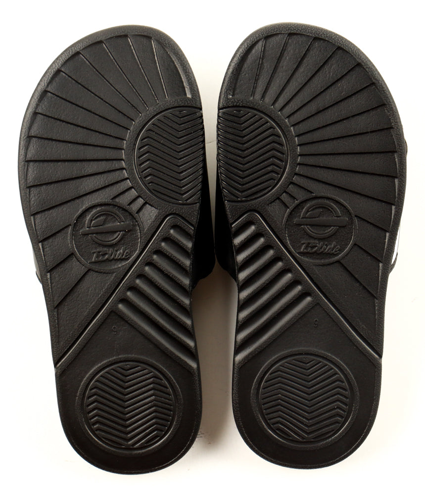 Matt Riddle Signed (JSA) Pair of WWE ISlide Sandals Inscribed "Bro" - Both Shoes Hand-Signed by Matt Riddle