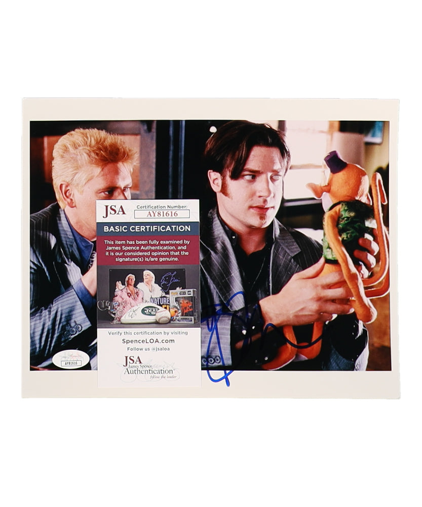 Brendan Fraser Signed (JSA) "Monkeybone" 8x10 Photo - Stuart "Stu" Miley