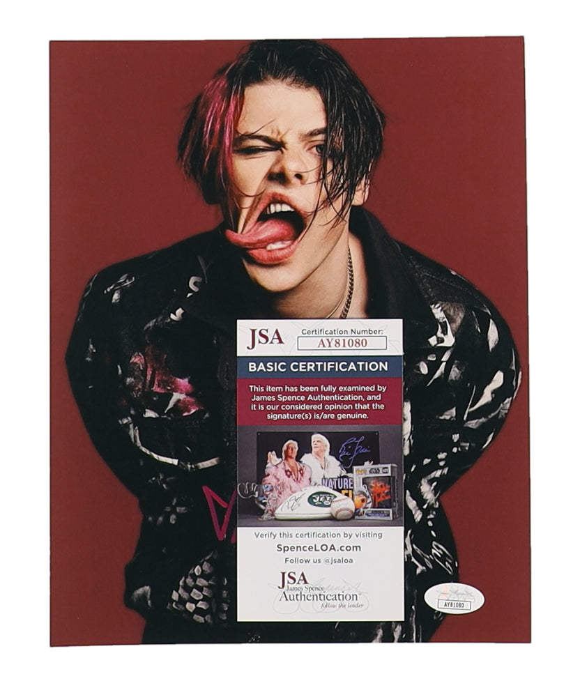 Yungblud Signed 8x10 Photo (JSA)