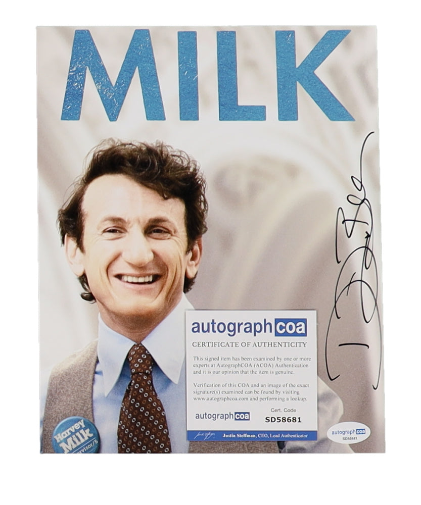 Dustin Lance Black Signed "Milk" 8x10 Photo (ACOA)
