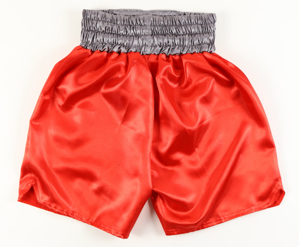 Deontay Wilder Signed (Beckett) Boxing Trunks - Beckett Witnessed
