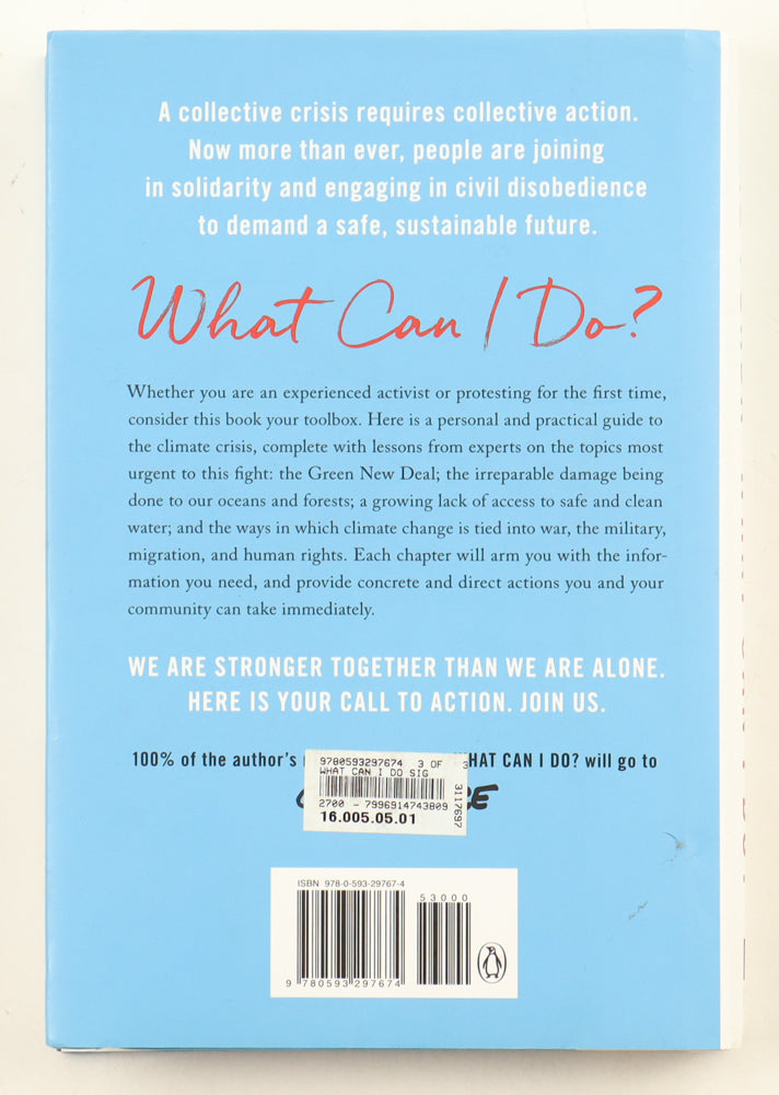Jane Fonda Signed (Beckett) "What Can I Do?" Hardcover Book