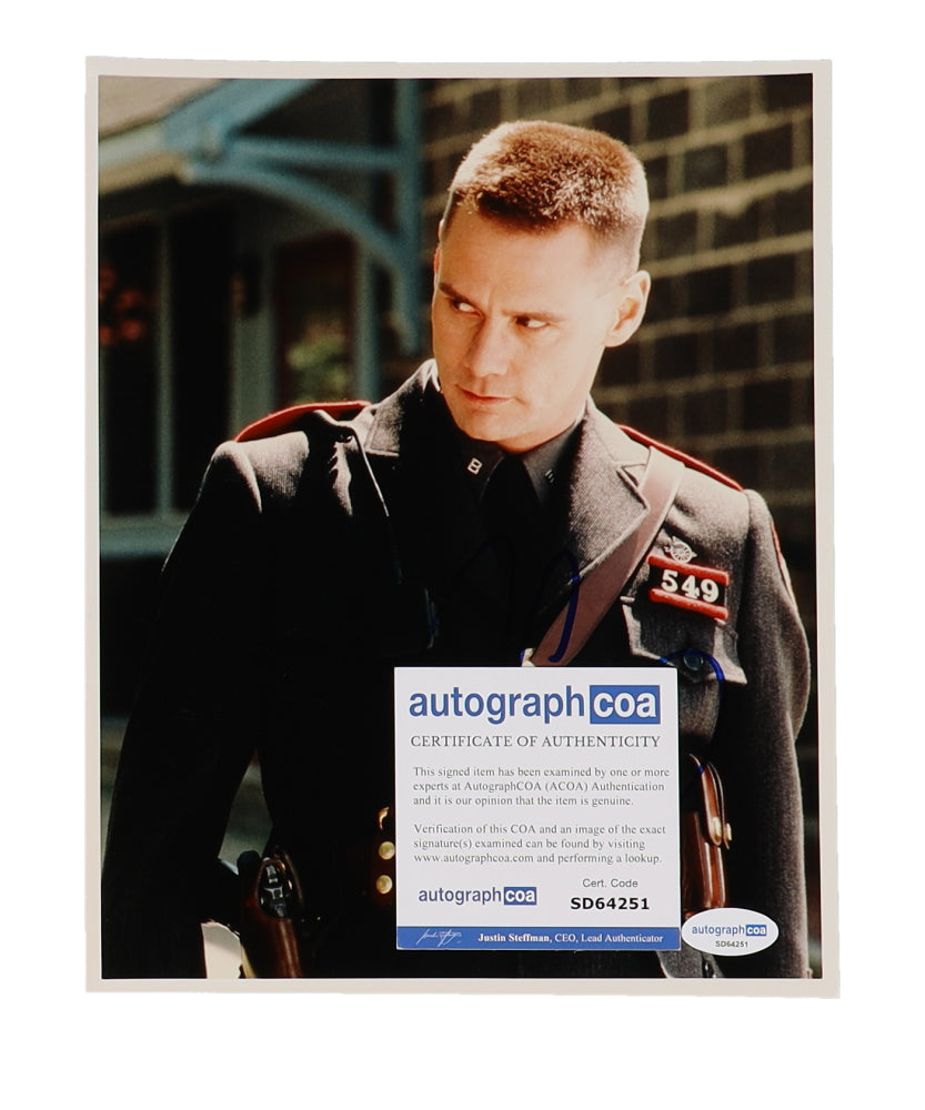 Jim Carrey Signed (ACOA) "Me, Myself & Irene" 8x10 Photo - Charlie Baileygates / Hank Evans