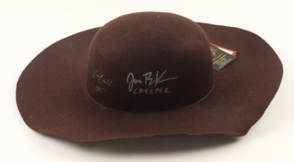 Kevin Ball & Jonathan Breck Signed (JSA) "Jeeper's Creepers" Hat Inscribed "Creeper"