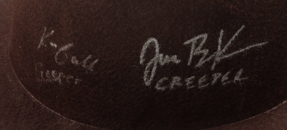 Kevin Ball & Jonathan Breck Signed (JSA) "Jeeper's Creepers" Hat Inscribed "Creeper"