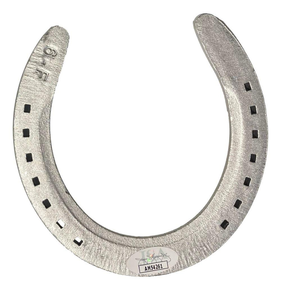 Ron Turcotte Signed (JSA) Horse Shoe Inscribed "TC 73" - Rider of Secretariat