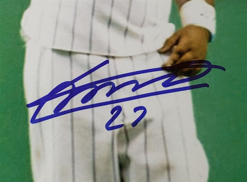 Vladimir Guerrero Sr. & Vladimir Guerrero Jr. Dual Signed (Beckett) Montreal Expos Father & Son 16x20 Photo (Beckett Witness Certified)
