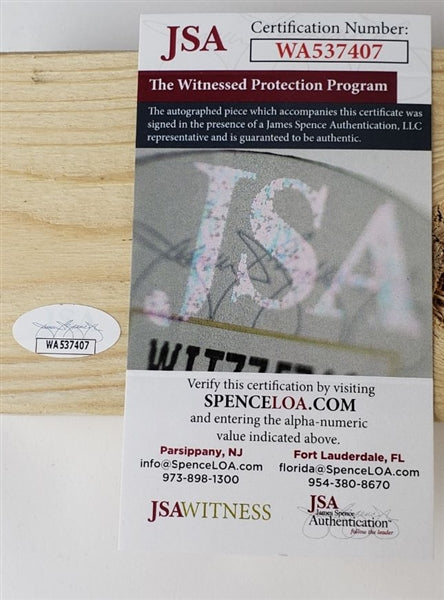 Hackshaw' Jim Duggan "HOF 2011" Signed (JSA Witness COA) Wooden 2x4 Plank