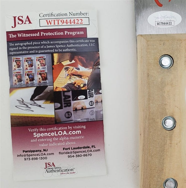 Ari Lehman "Jason Never Dies! - Jason 1" Signed (JSA Witness COA) 25 Inch Steel Machete