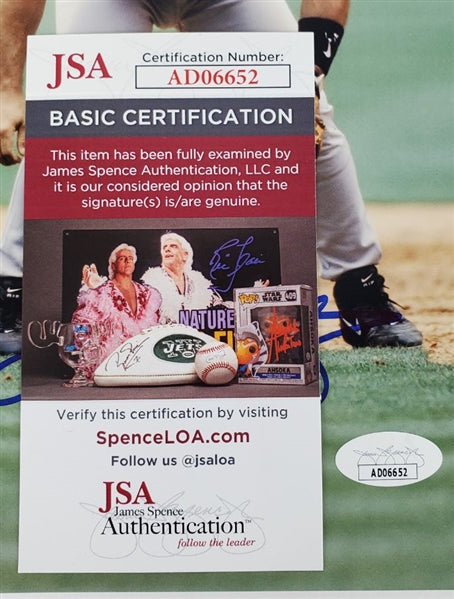 Tino Martinez Signed Yankees 8x10 Photo (JSA COA)