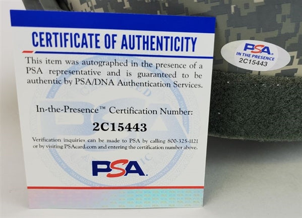 Robert O'Neill "The Operator" Signed (PSA/DNA ITP COA) Navy SEAL Storm Gray Tactical Helmet