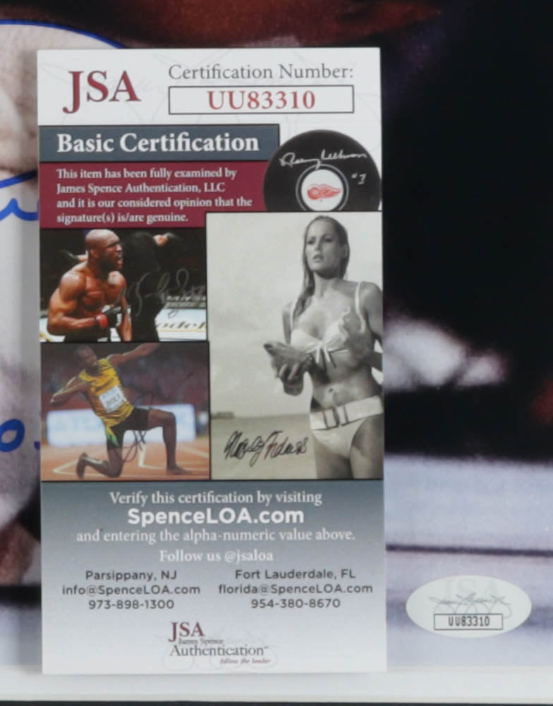 Royce Gracie & Ken Shamrock Signed (JSA) UFC 22x26 Custom Framed Photo With Multiple Inscriptions (JSA & Authentic Signings)