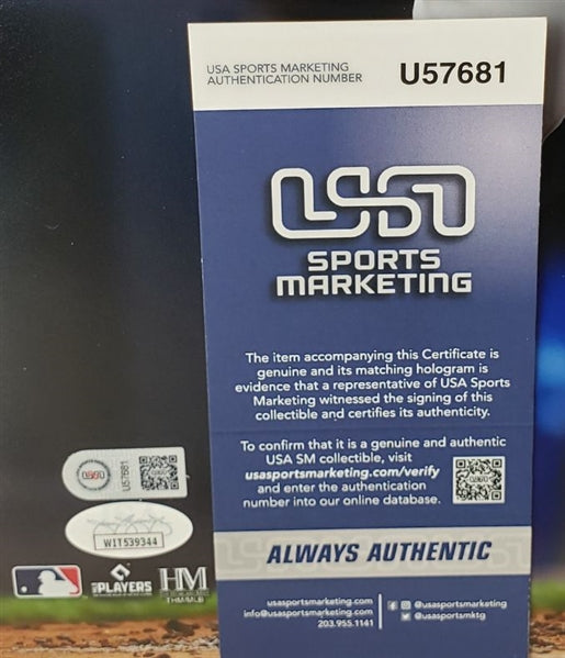 Teoscar Hernandez "Mr. Seeds" Signed (JSA Witness & USA SM COAs) Blue Jays 16x20 Photo