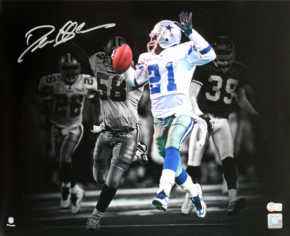 Deion Sanders Autographed/Signed Dallas Cowboys 8x10 Photo Beckett