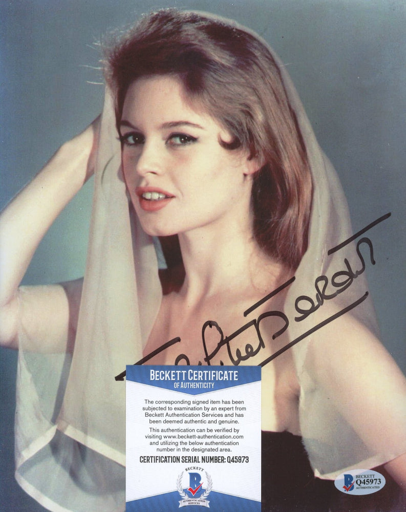 Brigitte Bardot Signed 8x10 Photo (Beckett COA)