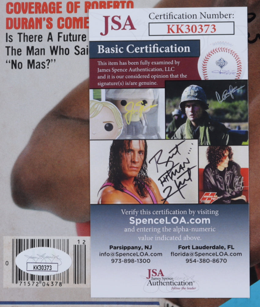 Mike Spinks Signed 1981 KO Magazine Inscribed "Jinx" (JSA COA)