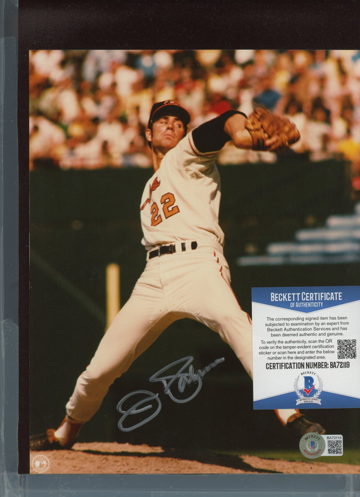 Jim Palmer Signed Orioles 8x10 Photo (Beckett COA)
