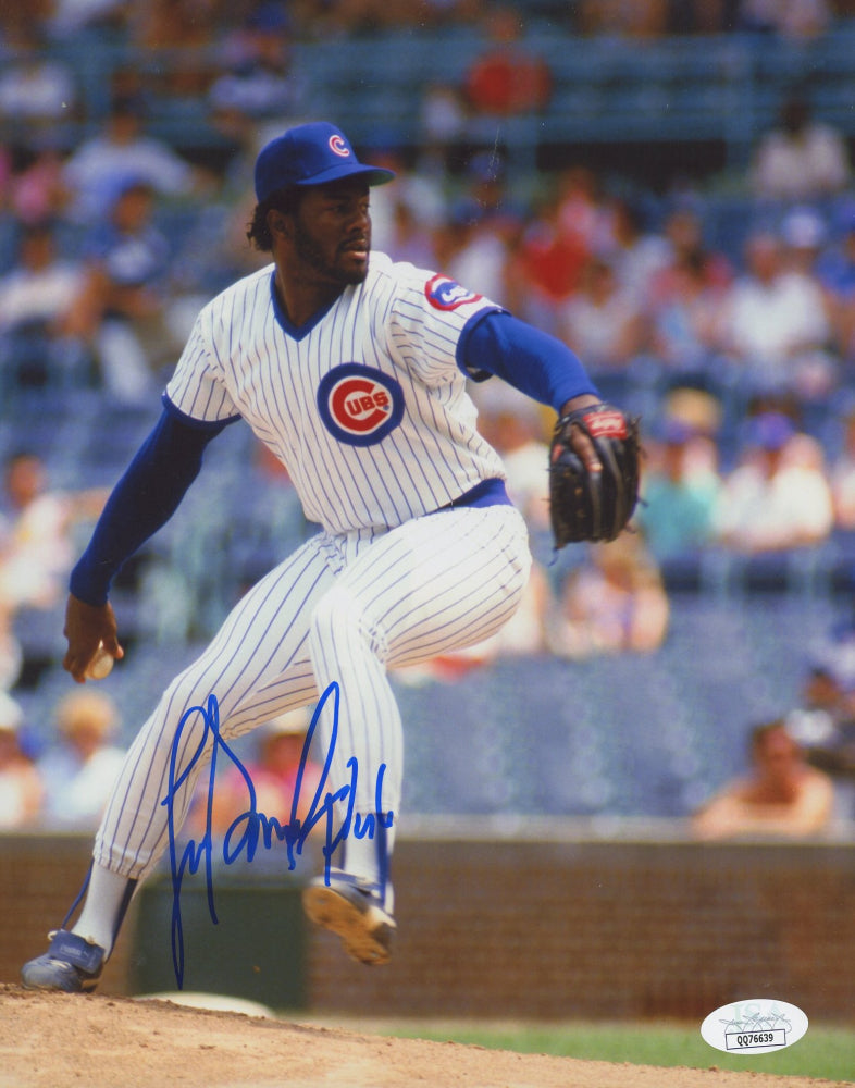 Lee Smith Signed Cubs 8x10 Photo (JSA COA)