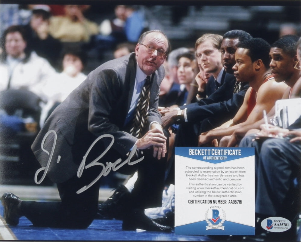 Jim Boeheim Signed 8x10 Photo (Beckett COA)