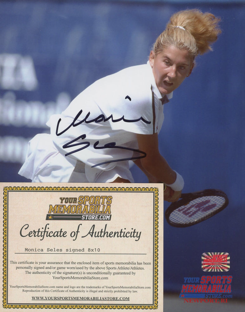Monica Seles Signed 8x10 Photo (YSMS COA)