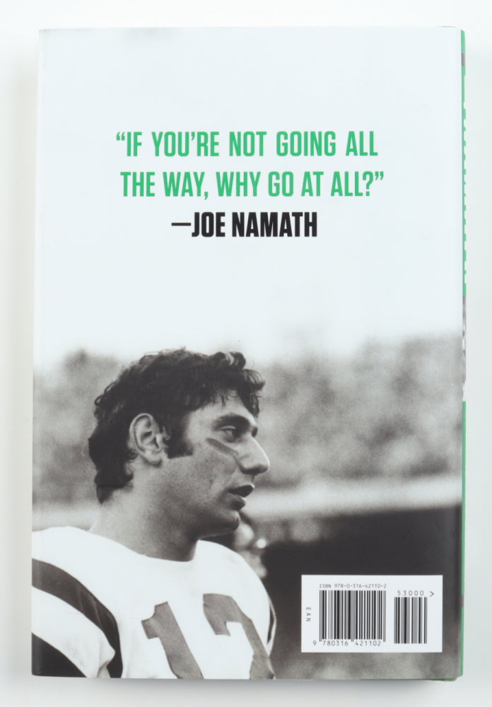 Joe Namath Signed (Beckett) "All The Way: My Life In Four Quarters" First Edition Hardcover Book