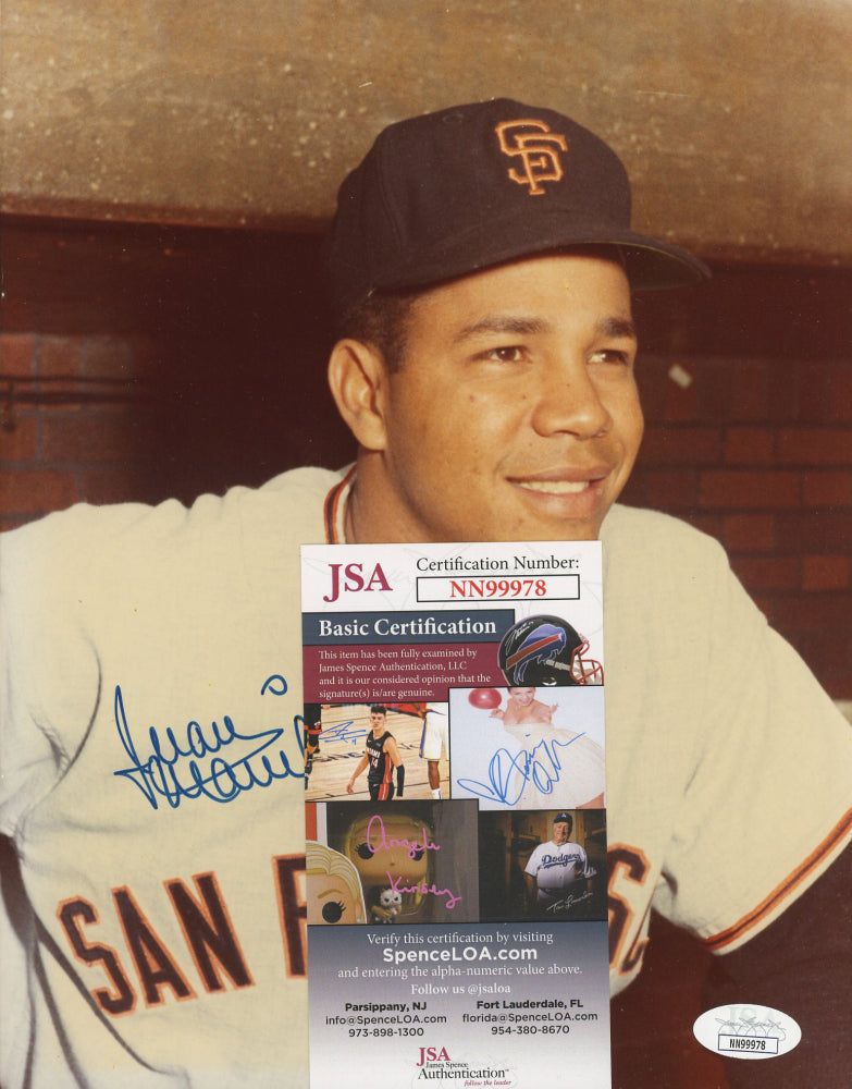 Juan Marichal Signed Giants 8x10 Photo (JSA COA)
