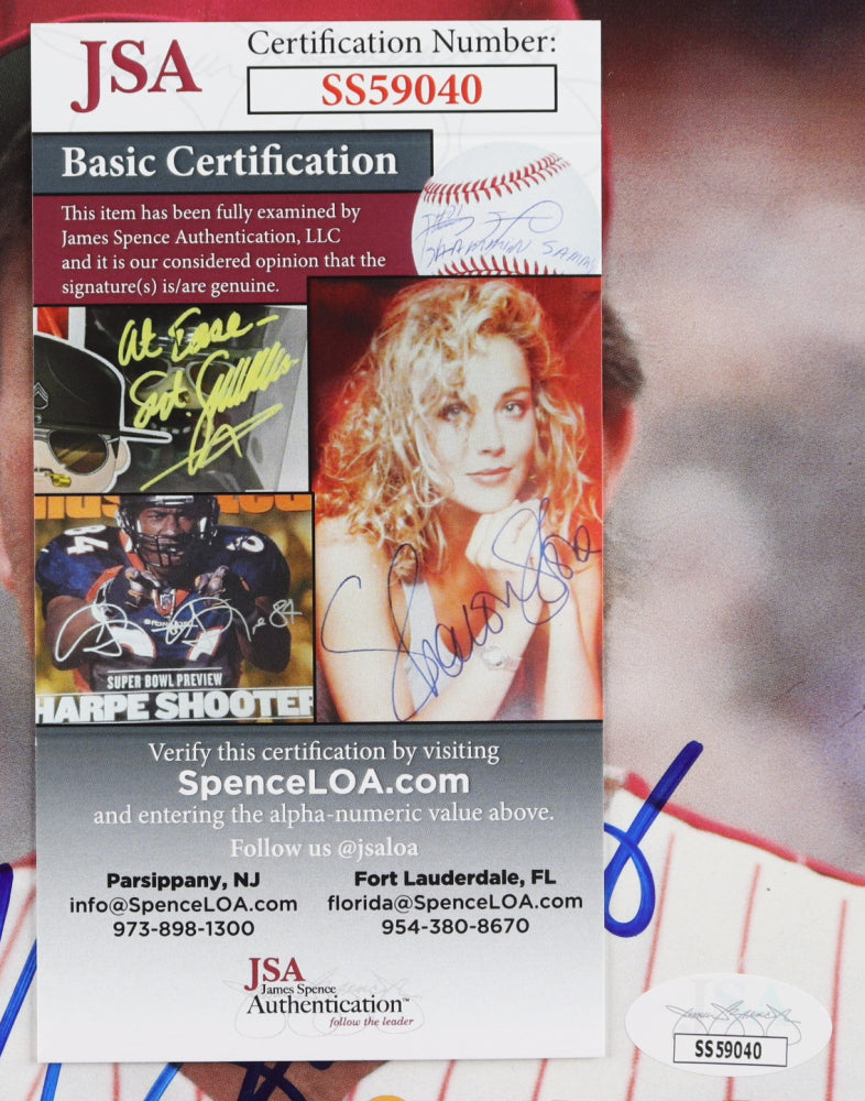 Mike Schmidt Signed Phillies Magazine Scorecard (JSA COA)