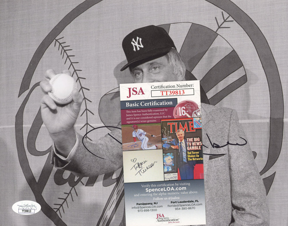 Phil Niekro Signed Yankees 8x10 Photo (JSA COA)